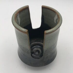 Studio Art Pottery Sponge Holder Stamped w/ Maker’s Mark
